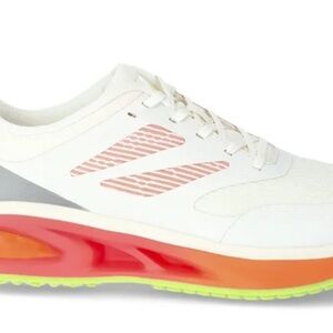 Avia White and Red Athletic Shoes